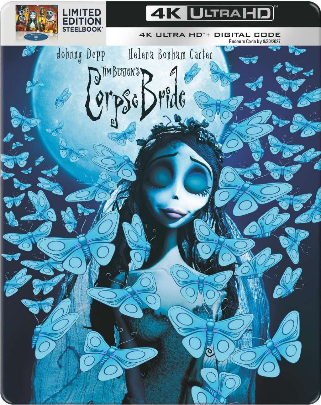 Tim Burton's Corpse Bride - Limited Edition Steelbook (4K Ultra HD + Digital)