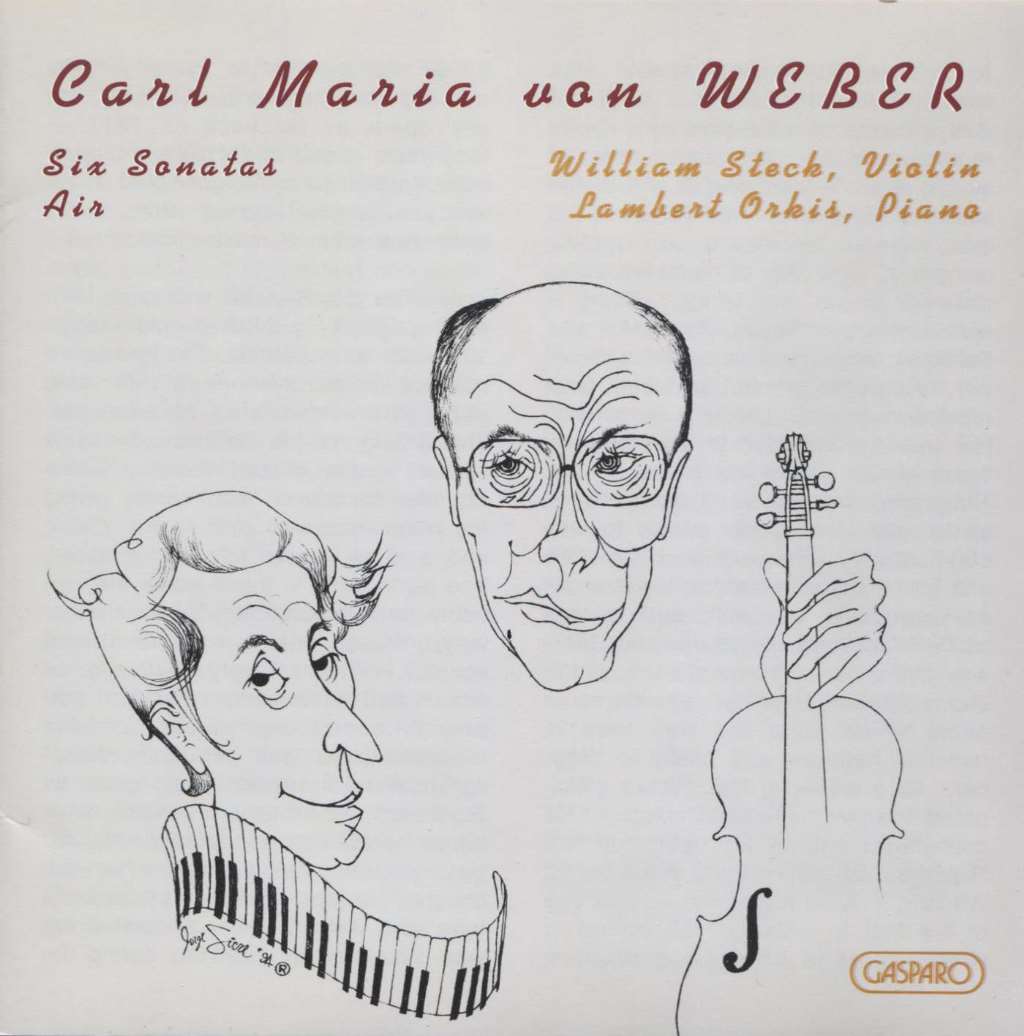 Carl Maria von Weber : Six Sonatas for Violin and Piano, Air