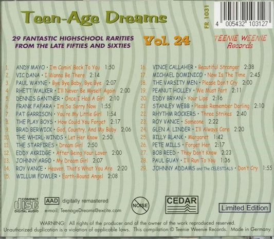 Teenage Dreams V24 (29 Cuts)