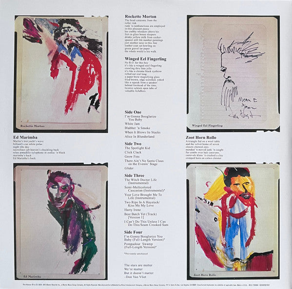 Captain Beefheart -- The Spotlight Kid LP deluxe edition clear