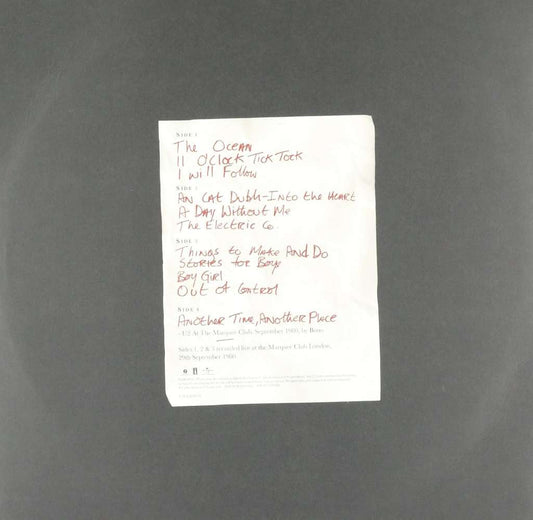 U2 Another Time Another Place Limited Edition