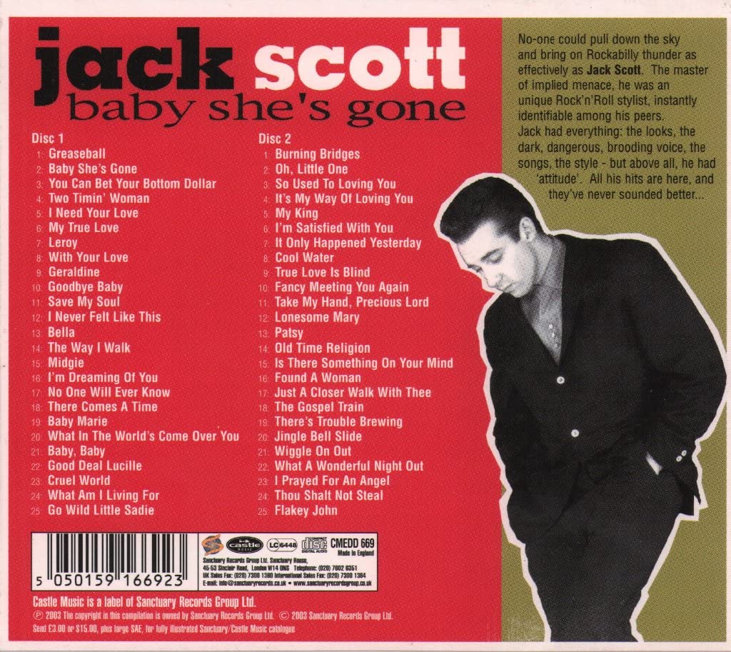 Baby She's Gone: Ultimate Jack Scott Collection