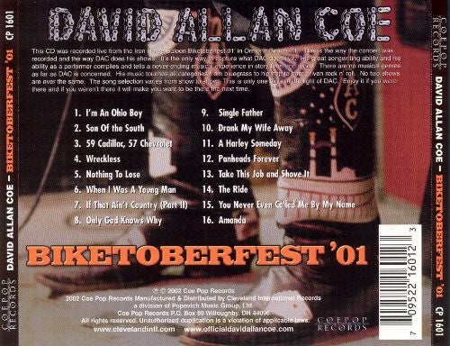 Live from the Iron Horse: Biketoberfest '01