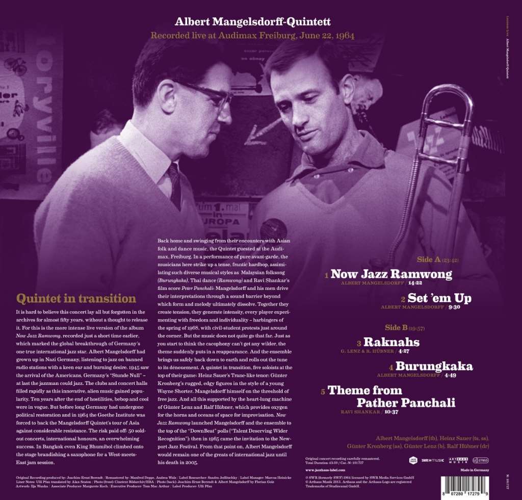 Legends Live: Albert Mangelsdorff Quintett