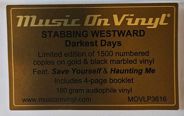 Darkest Days - Limited 180-Gram Gold & Black Colored Vinyl