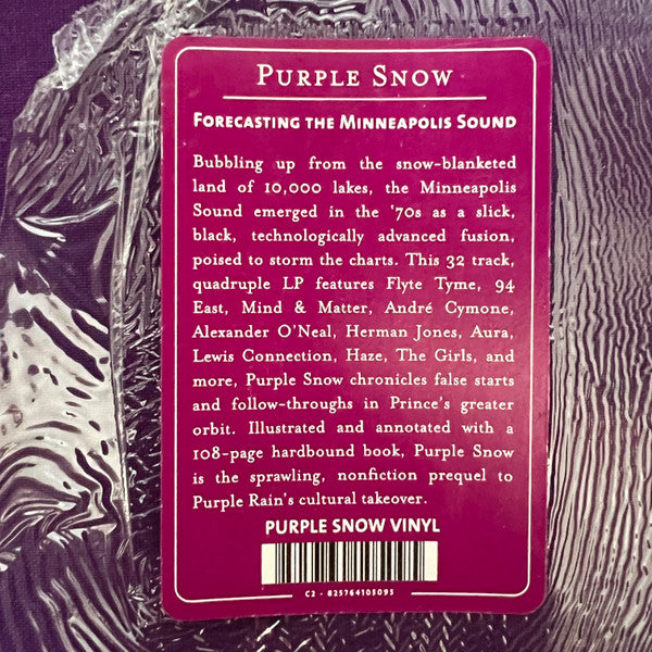 PURPLE SNOW: FORECASTING THE MINNEAPOLIS / VARIOUS