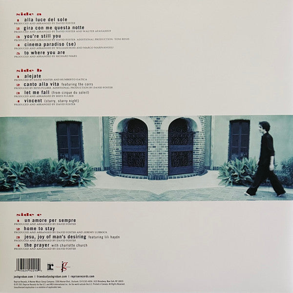 Josh Groban (2LP Vinyl w/ D-Side Etching)