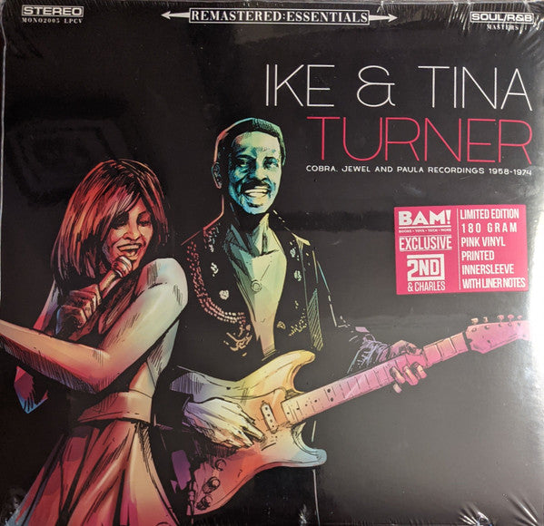Ike & Tina Turner Pink Vinyl Exclusive, 1958-1974 Recordings, LP Record