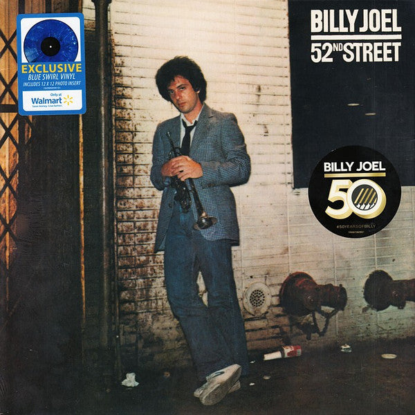 52nd Street (Blue Swirl Vinyl with 12"x12" Photo Insert)