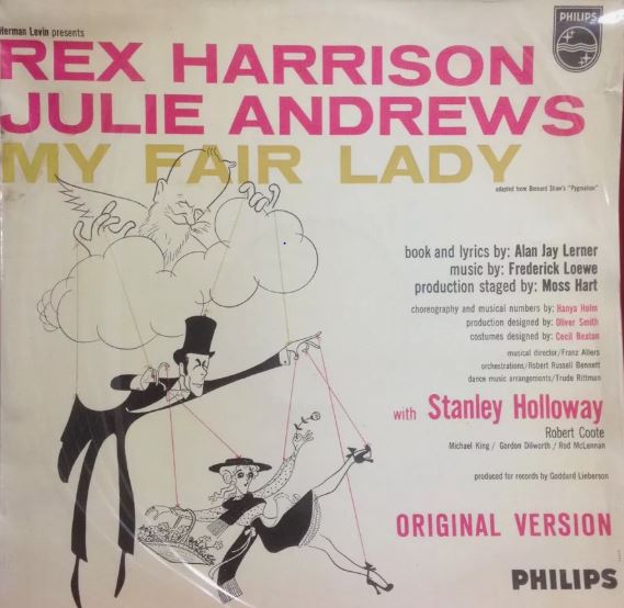 REX HARRISON & JULIE ANDREWS My Fair Lady vinyl LP