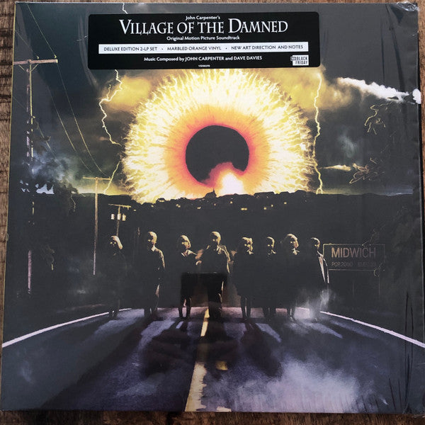 John Carpenter's Village of the Damned OST (Deluxe Edition 2xLP set - Marbled Orange Vinyl) - June 2021 RSD Release
