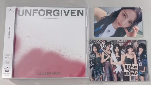 Le Sserafim - Unforgiven Japan 2nd Single Album Weverse Gift Ver. (Limited A Ver.)
