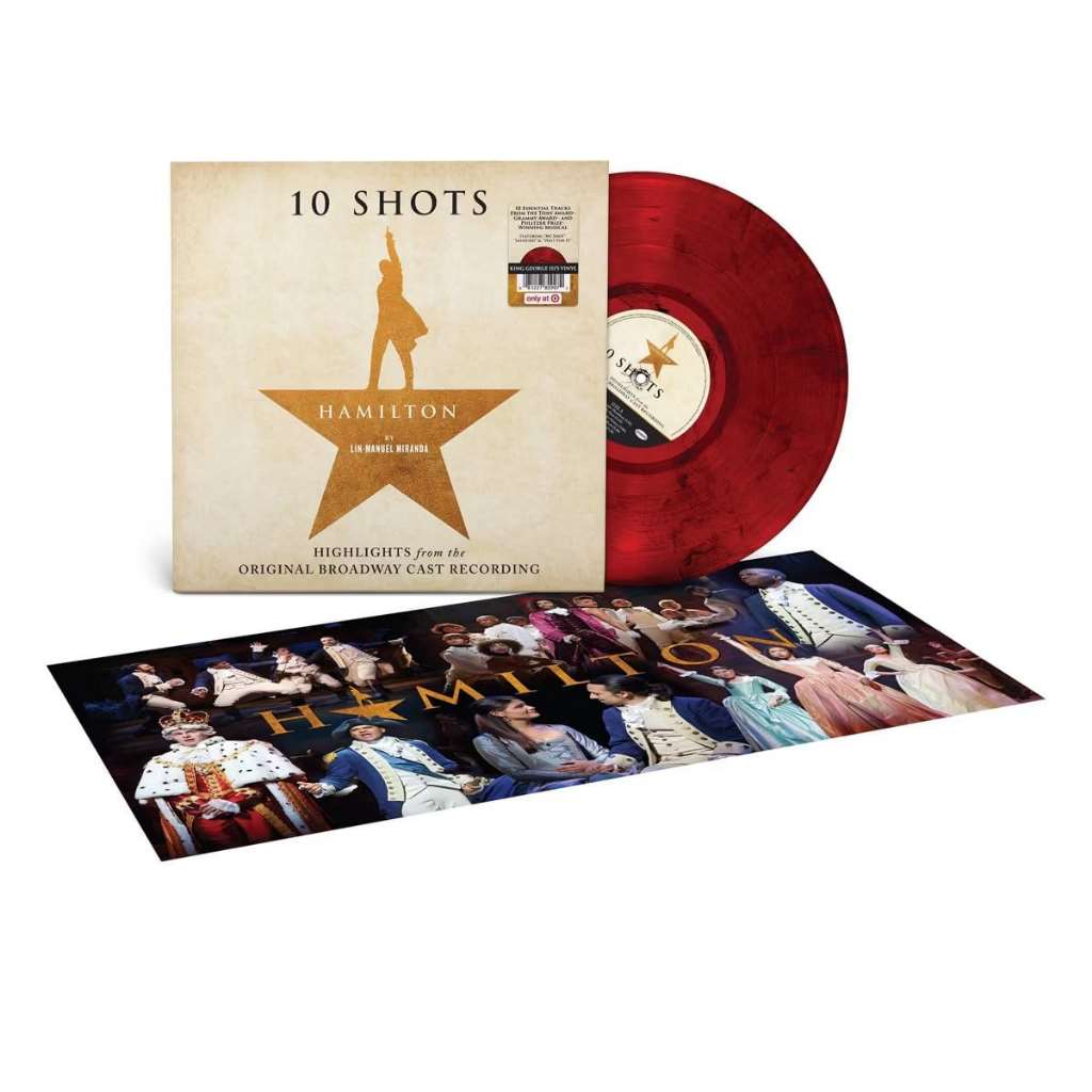Hamilton 10 Shots Exclusive Red Smoke Vinyl LP [w/ Poster], Lin-Manuel Miranda