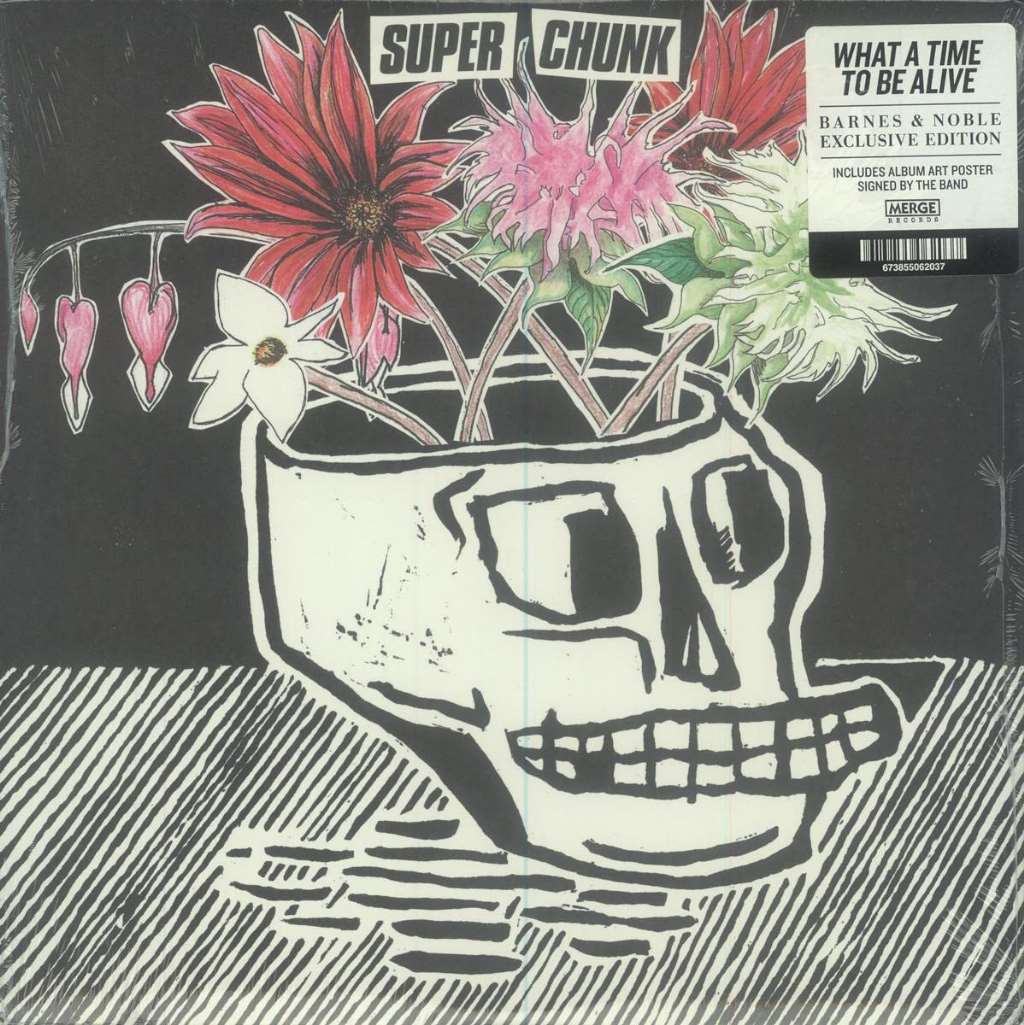 Superchunk - What a Time to Be Alive Exclusive Limited Edition Signed Album With Poster Art Vinyl