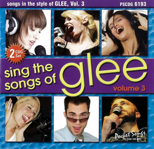 Sing The Songs of Glee, Vol. 3 - Karaoke CD