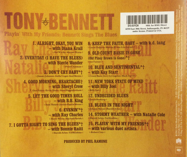 Playin' With My Friends: Bennett Sings The Blues