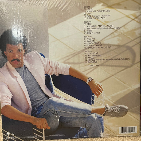 Lionel Richie The Definitive Collection 2-LP ~ Opaque Baby Blue Vinyl ~ in Gate Fold Cover Sealed e/ Stickers As Shown