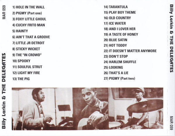 Billy Larkin & Delegates [Audio CD] Larkin Billy & Delegates