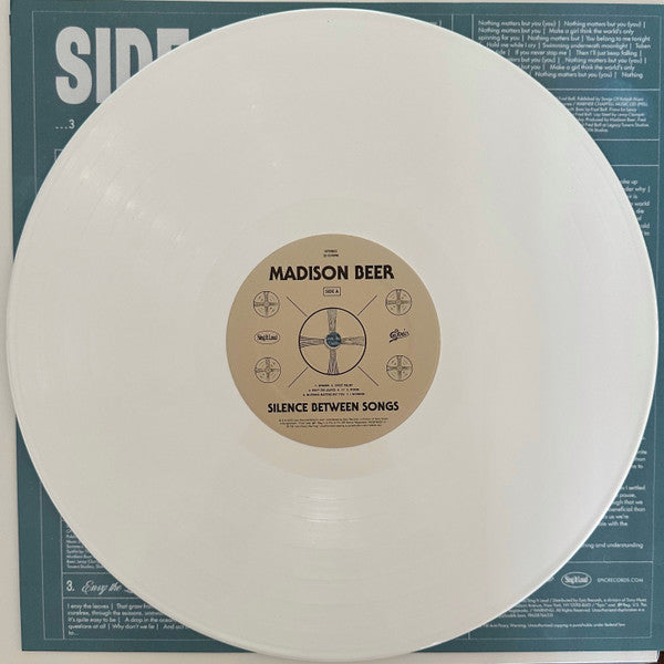 Madison Beer - Silence Between Songs Exclusive Limited Edition Silent White Color Vinyl LP
