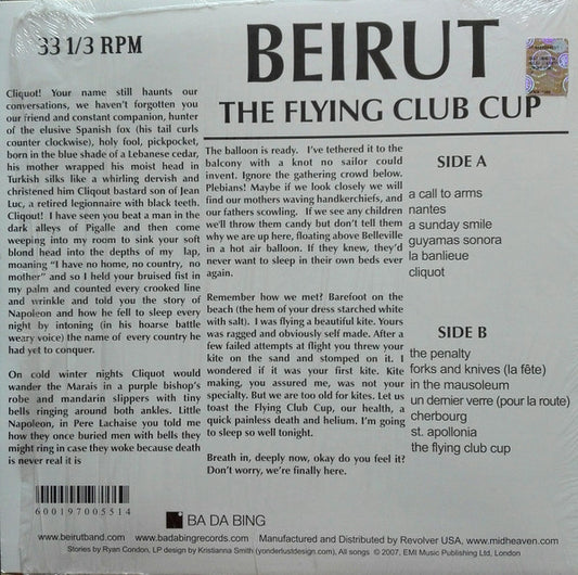 The Flying Club Cup [Vinyl]