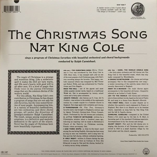 The Christmas Song - Exclusive Limited Edition Transparent Green Colored Vinyl LP