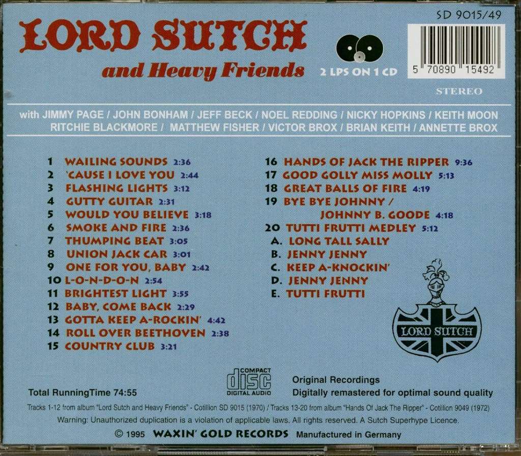 Lord Sutch & Heavy Friends
