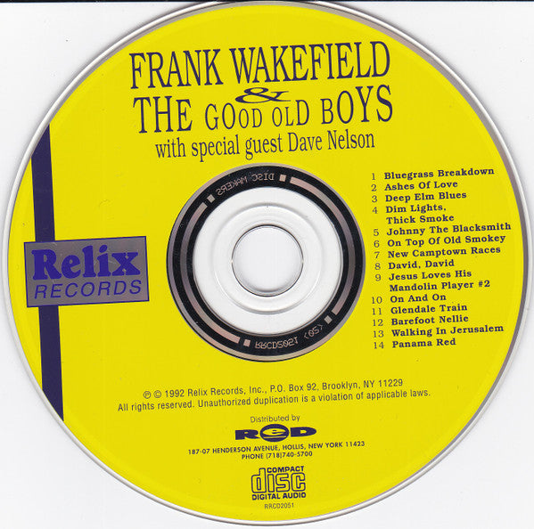Frank Wakefield & Good Old Boy