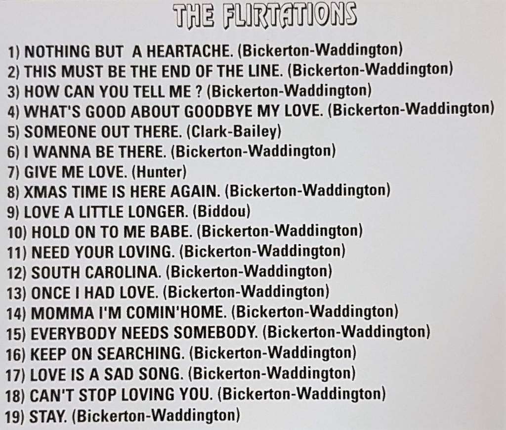 SOUND LIKE THE FLIRTATIONS(??? ?·?????)
