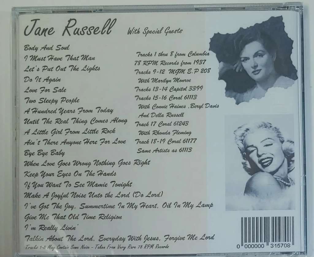 Jane Russell with Guests 19 Cuts
