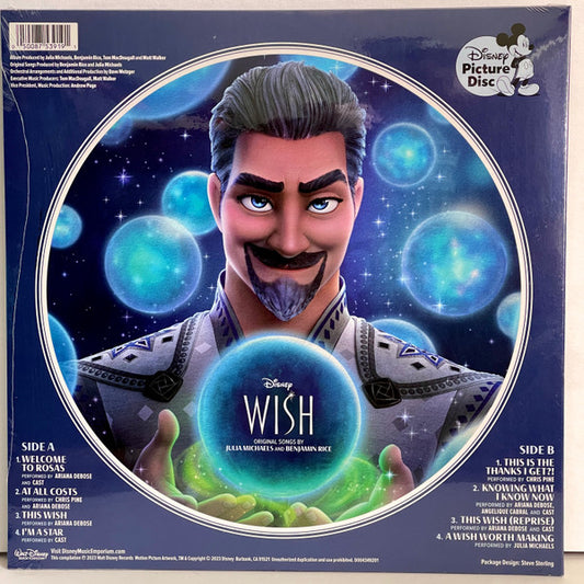 Wish Original Motion Picture Soundtrack Exclusive Limited Picture Disc LP Vinyl Record