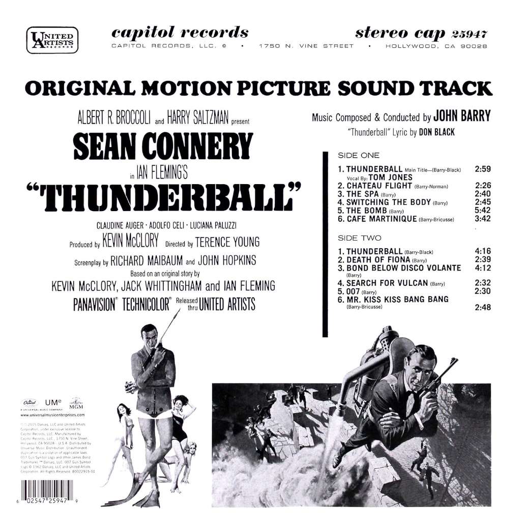 Thunderball (James Bond Soundtrack) [LP]