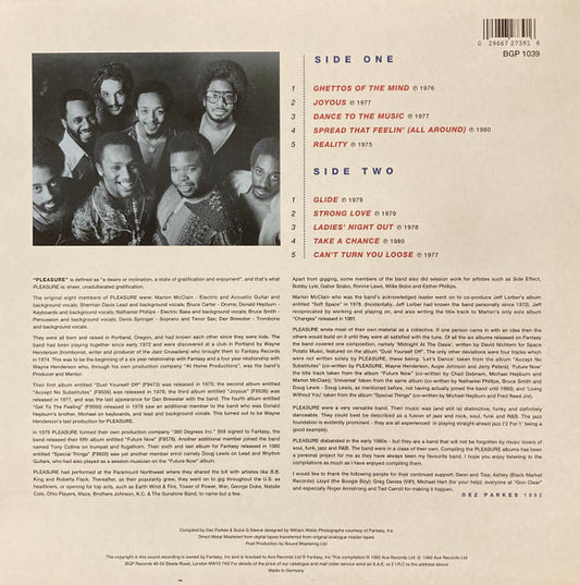 Now Is Future: The Best of Pleasure [Vinyl]