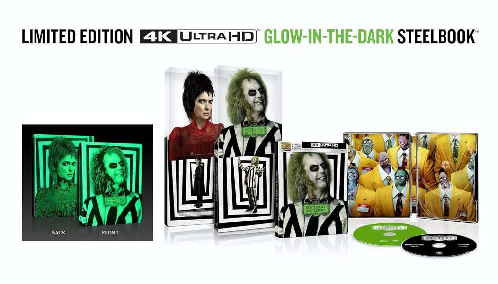 Beetlejuice Beetlejuice (4KUHD/Steelbook + BluRay + Digital) [4K UHD]