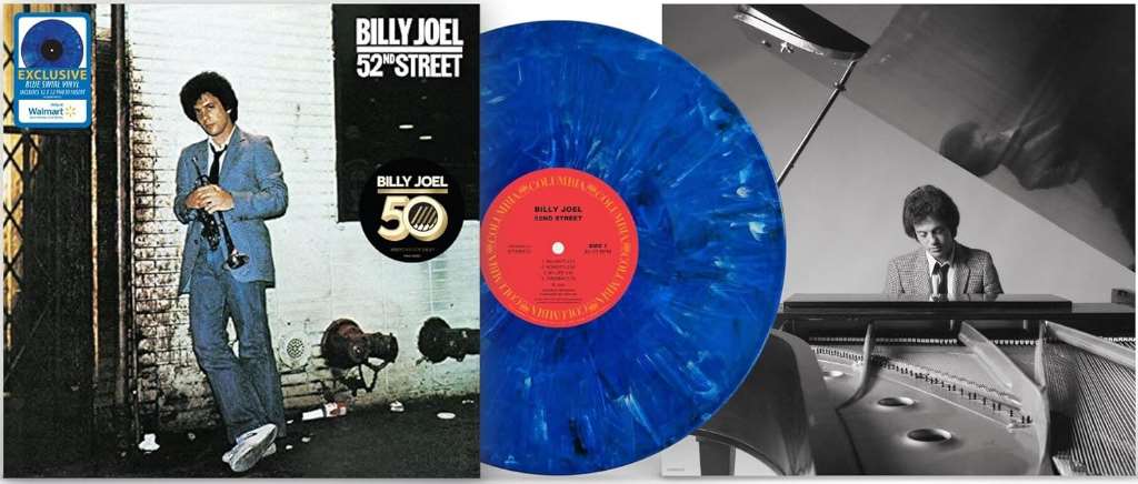 52nd Street (Blue Swirl Vinyl with 12"x12" Photo Insert)