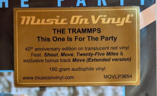 This One Is For The Party: Extended Edition - Limited 180-Gram Translucent Red Colored Vinyl